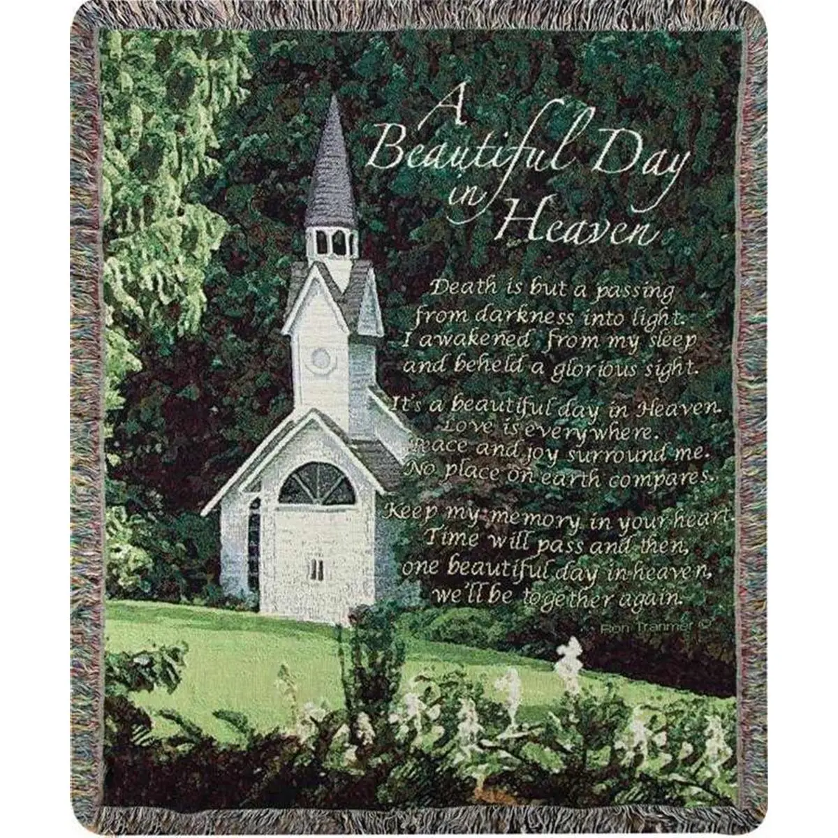 212 MAIN Bereavement Rectangular Wall Tapestry - 50x60cm CPC Certified Indoor Home Textile, Wall Tapestries, Mural for Bedroom Decor ("A Beautiful Day In Heaven"), Tapestry Wall Mural