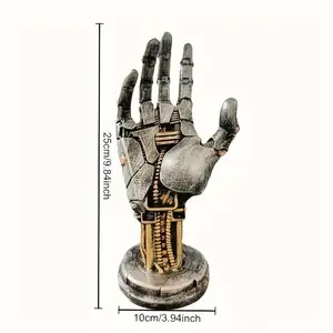 1Count Cyberpunk Creative 3D Mechanical Hand Game Controller Stand • Controller Grip • Multifunctional Deskp Organizer Suitable for Controllers and Message us heres • A Great for Back--School for Gaming Enthusiasts • New Year's