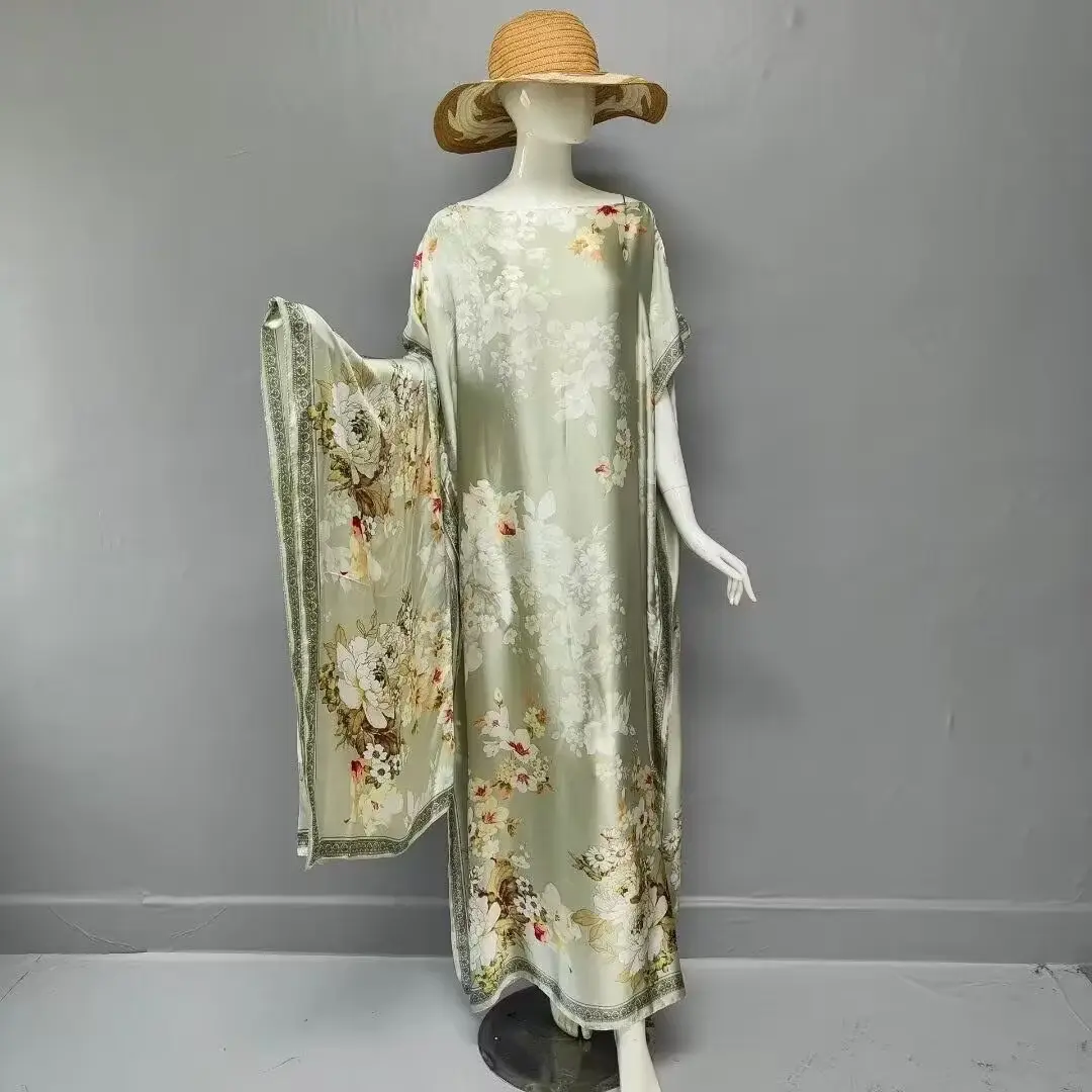 Blooming flowers in turquoise green