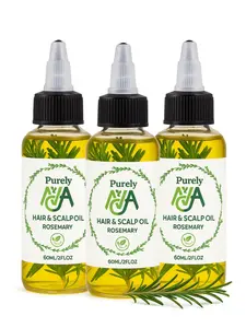 THE TINKERBELL TRIO 3-Pack Rosemary Infused Oil 60ml 2oz Natural Scent Aroma