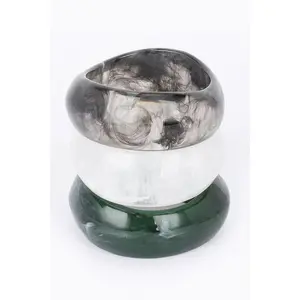 Multi Resin Bangle Bracelet