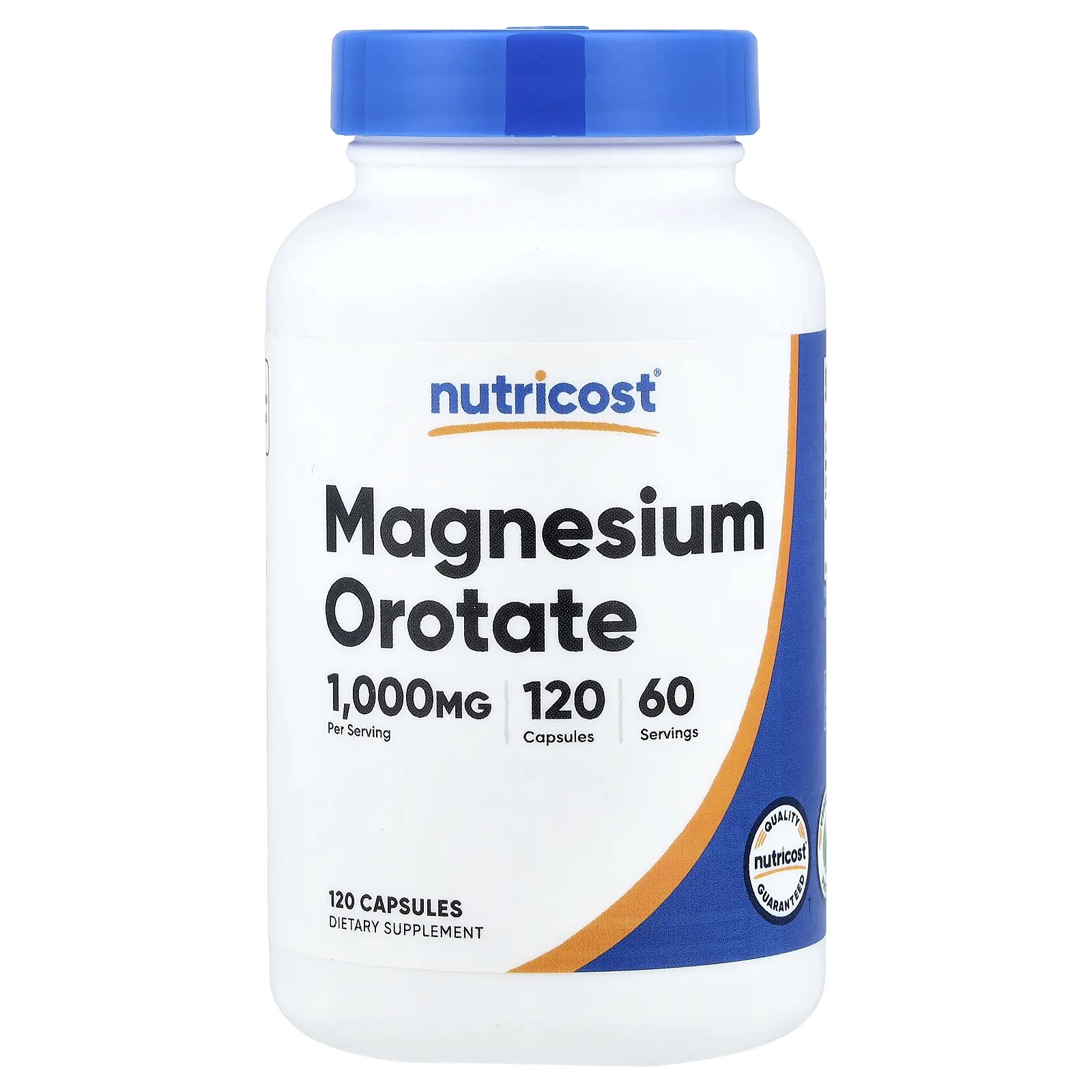 Nutricost Magnesium Orotate, 120 Capsules (35 mg per Capsule)