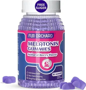Melatonin Gummies 5mg - Natural Sleep Aid - Sleep Supplement - Sugar Free melatonin Gummies Match with Magnesium Helps You Fall Asleep Faster and Stay Asleep Longer - 60 Gummies Vegan