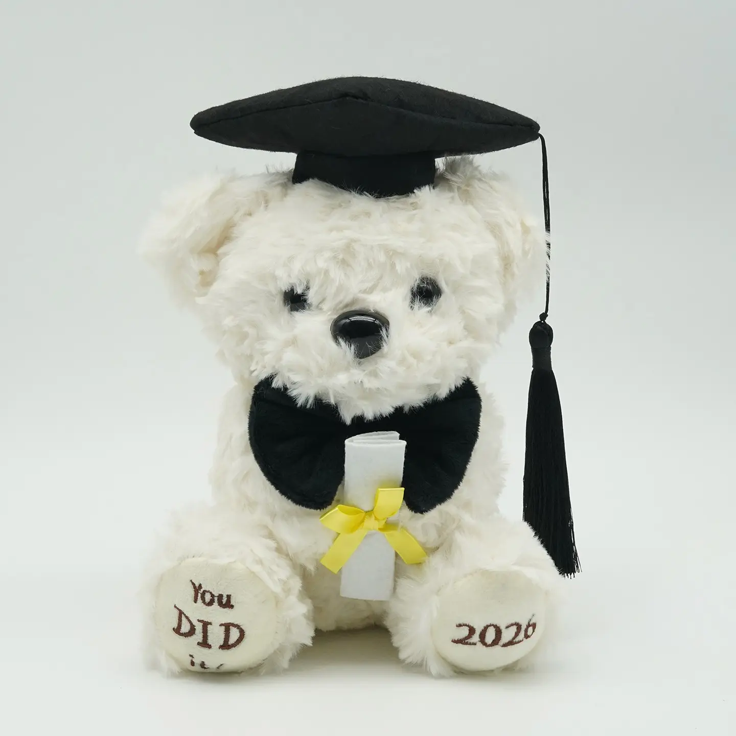 Personalized Plush Graduation Bear Gifts for Preschoolers, Soft Huggable Memorial Gift, Perfect for Milestone Celebrations