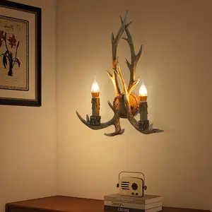 Charming Antler Design LED Wall Lamp for Stylish Decoration