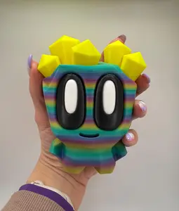 Mega 3D Printed Pet Rock with Glow-in-the-Dark Crystals – Blob Lab Design