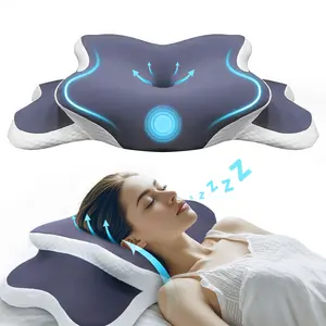 Memory Foam Cervical Pillow for Neck Pain Relief - Contour Ergonomic Orthopedic Support