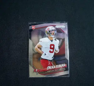 PANINI 2025 Prizm Football Rookie Card #351 - Emeka Egbuka, Tampa Bay Collectible Card for Fans of Emeka Egbuka