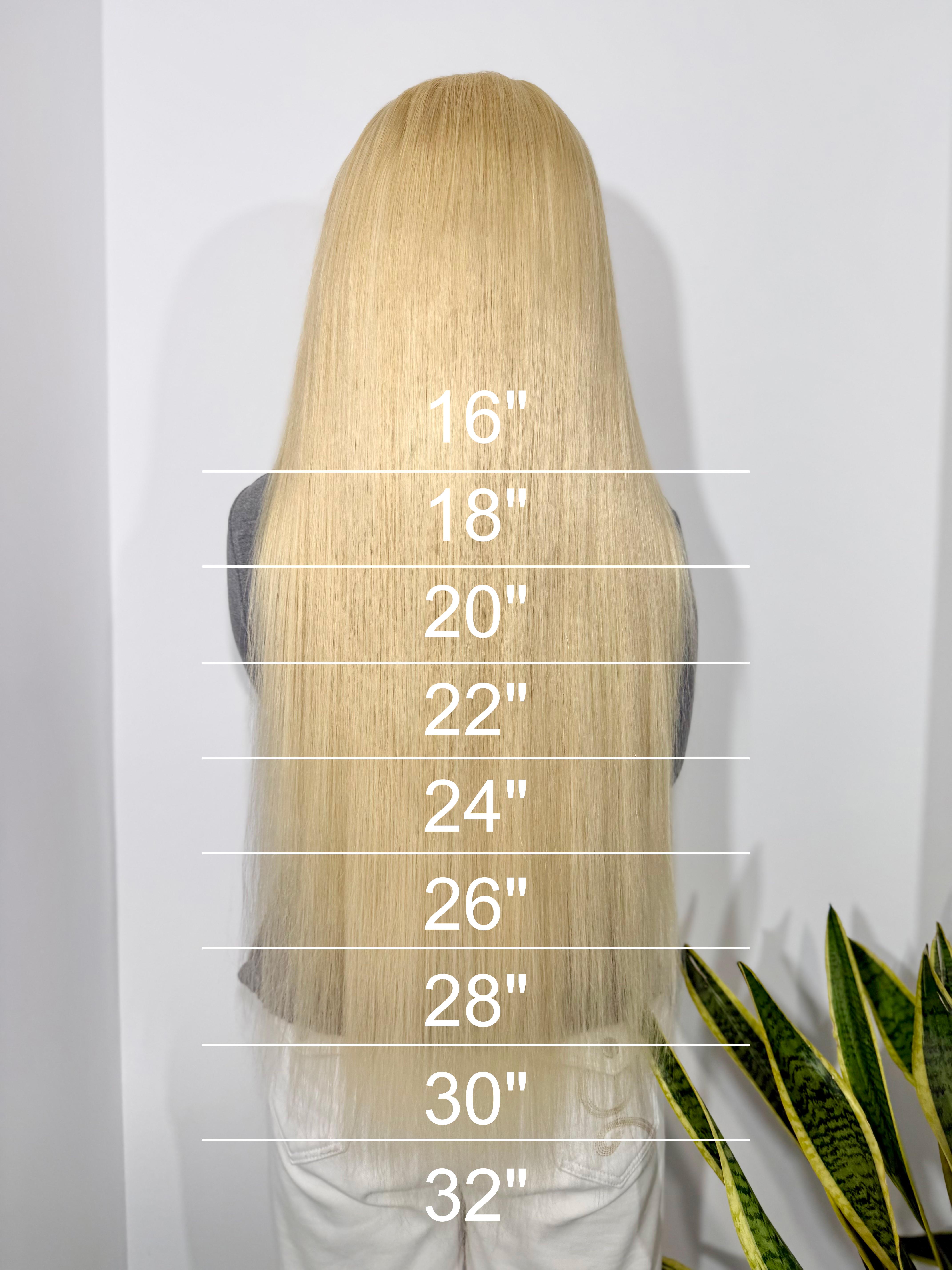 Cute Bein 40 Inch 613 Blonde 13x6 HD Lace Frontal Wig Pre Plucked Corlored  Lace Front Human Hair Wigs For Women Can Be Dyed & Restyle