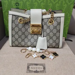 Pre-owned France Crossbody Bags GUCCI– Padlock white border (SZ 17735 )