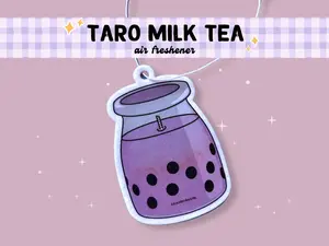 Taro Milk Tea Boba Car Freshener - AsianBobaGirl
