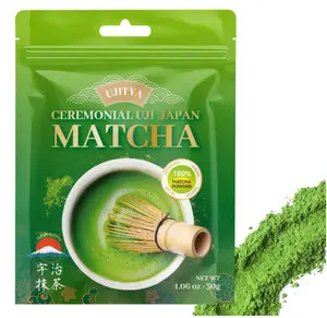 Authentic Japanese Matcha Powder, Uji Matcha 100% Pure No Additives for Latte, Smoothies & Baking, 1.06 Oz Green