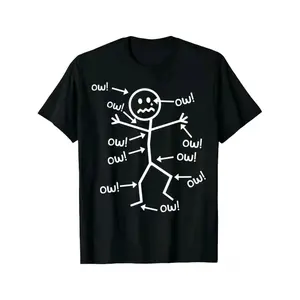 Humorous Chronic Pain Awareness T-Shirt Perfect for Casual Summer Wear Short Sleeve Round Neck Machine Washable,summervibes