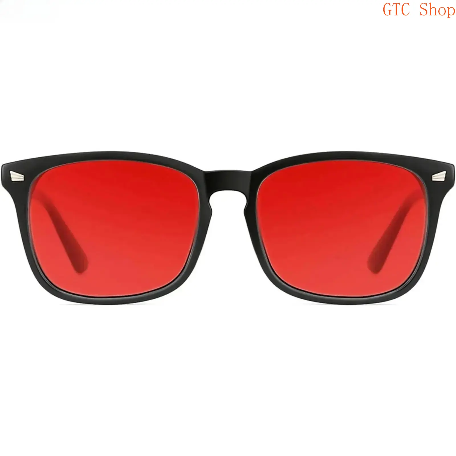 99.9% Blue & Green Light Blocking Sleep Glasses, Red Lens with Dual AR Coatings, Anti Eyestrain Eye Protection Eyewear, Lightweight Comfortable Frame for Computer Working, Gaming, Nighttime Use, Improve Sleep Quality Daily Wear Glasses