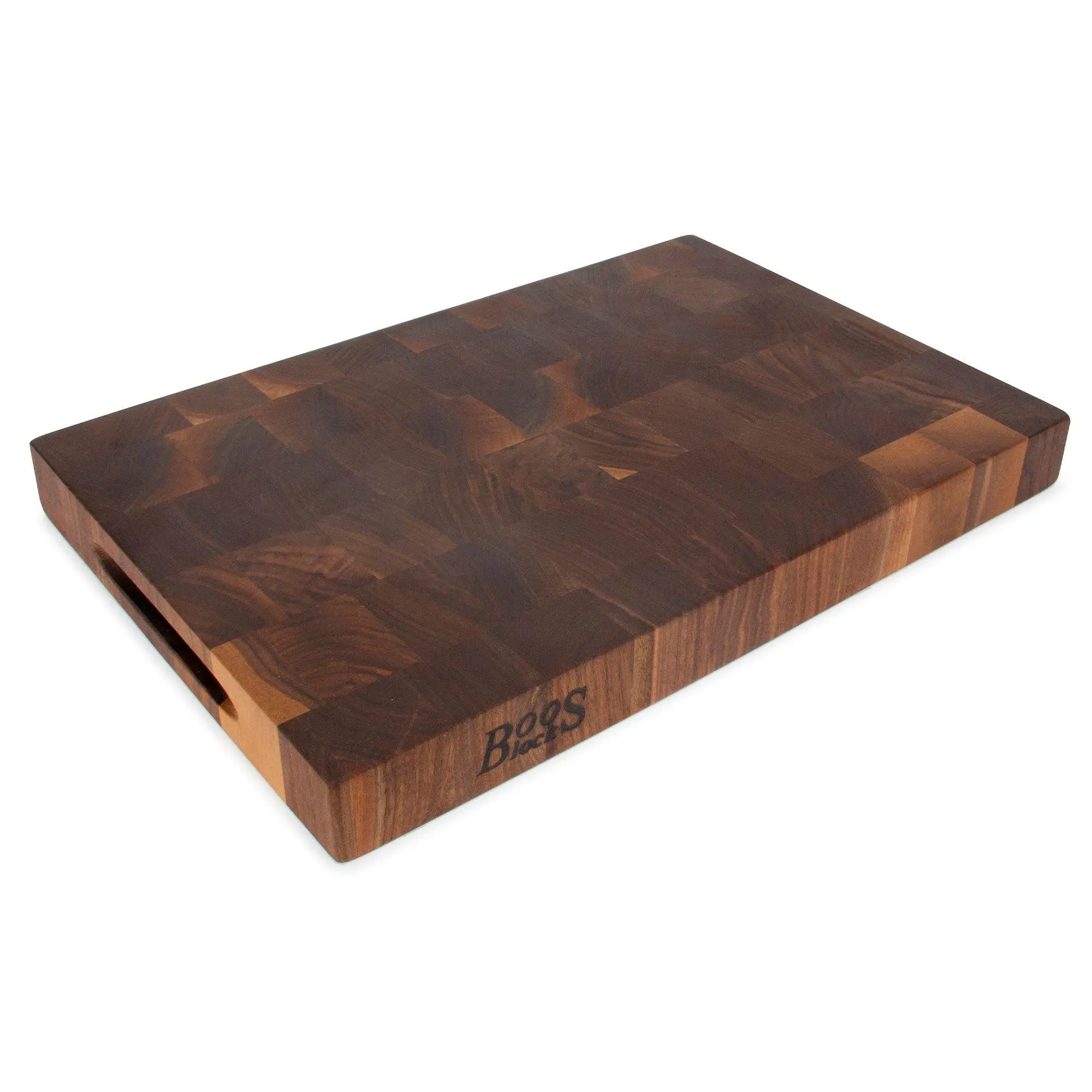 John Boos Walnut Wood Edge Grain Reversible Cutting Board, 18 x 12 x 1.75 Inches Chopping Fruit