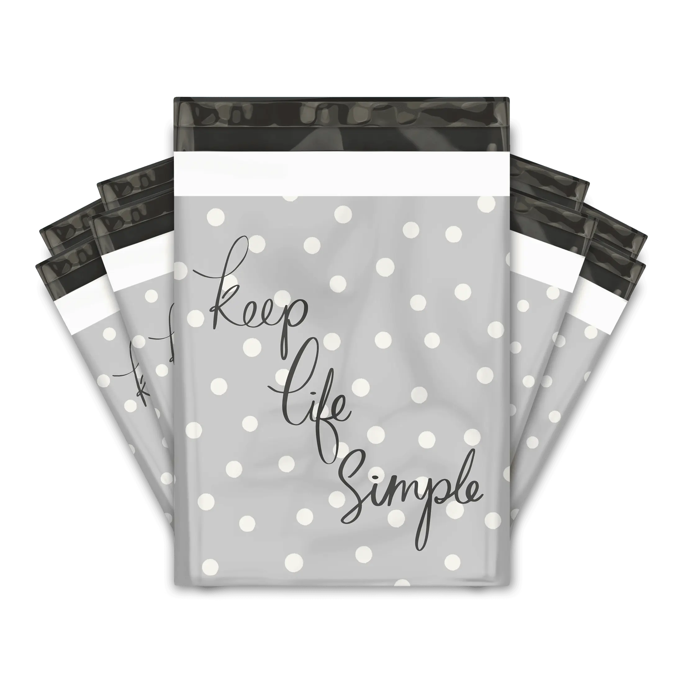 10x13 Polka Dots Poly Mailers – Shipping Bags for Small Business