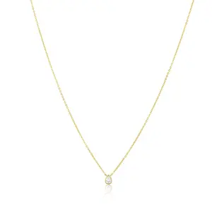 Ines Raindrop Necklace CZ