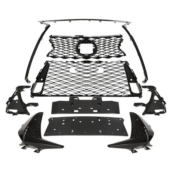 Fit For 2017-2022 Lexus IS250 IS350 F Sport Front Grille Grill Set Black