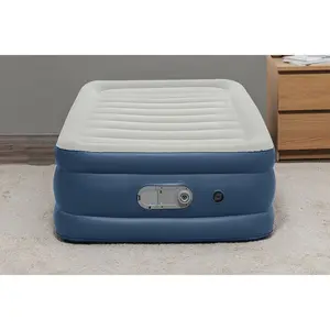 Sealy Air Mattress USB Charging TWIN AlwayzAire Flocked Top Built-in Dual Pump