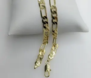 Italy 750 18K 6mm Figaro Chain