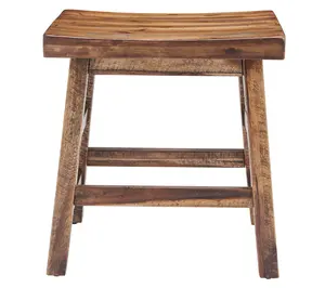 Alaterre Furniture Durango 20" Industrial WoodDining Stool