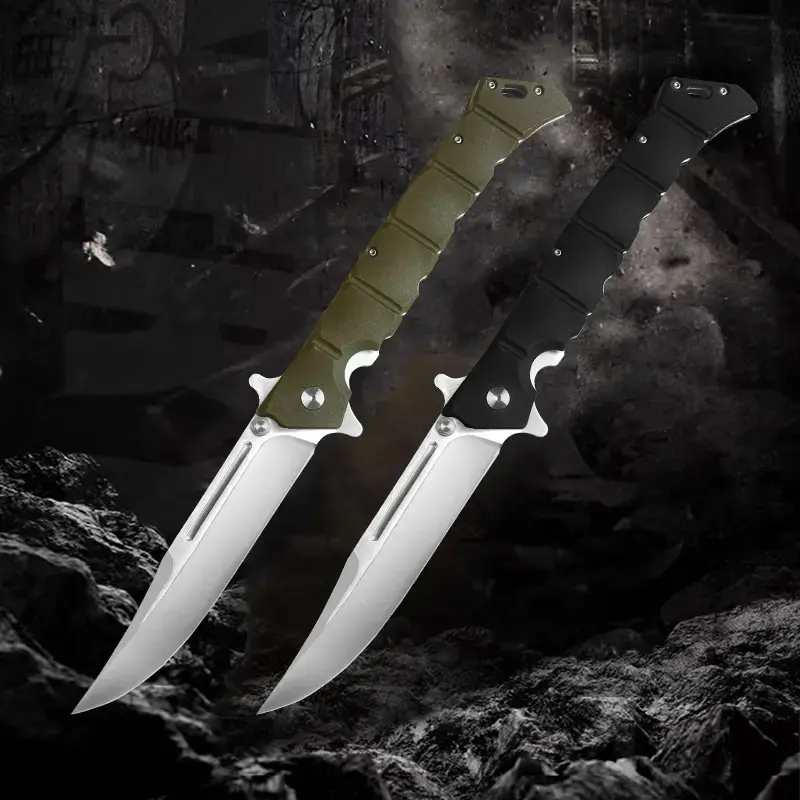 Compact EDC Folding Knife with Non-Slip Grip, Lightweight Pocket Knife for Camping, Hiking, Outdoor Adventures, Everyday Carry, Portable Multi-Purpose Tool for Men