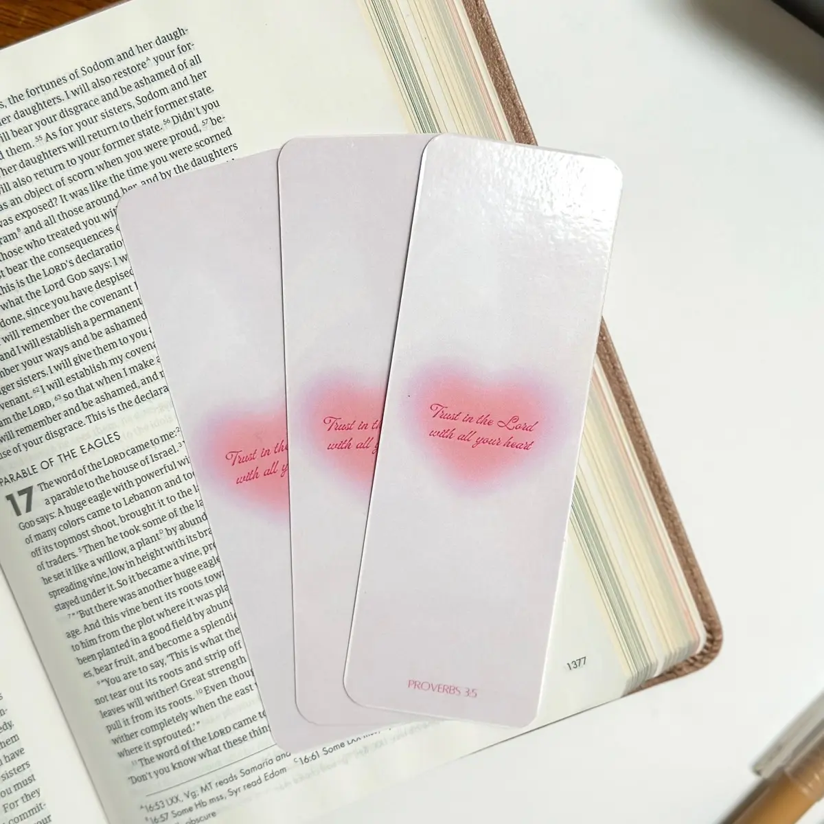 Trust in the Lord Christian bookmark Trust in the Lord Christian bookmark