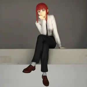 Chainsaw Man Figure Makima Anime 14cm Noodle Stopper Figure Model Toys For Girl Birthday Gifts