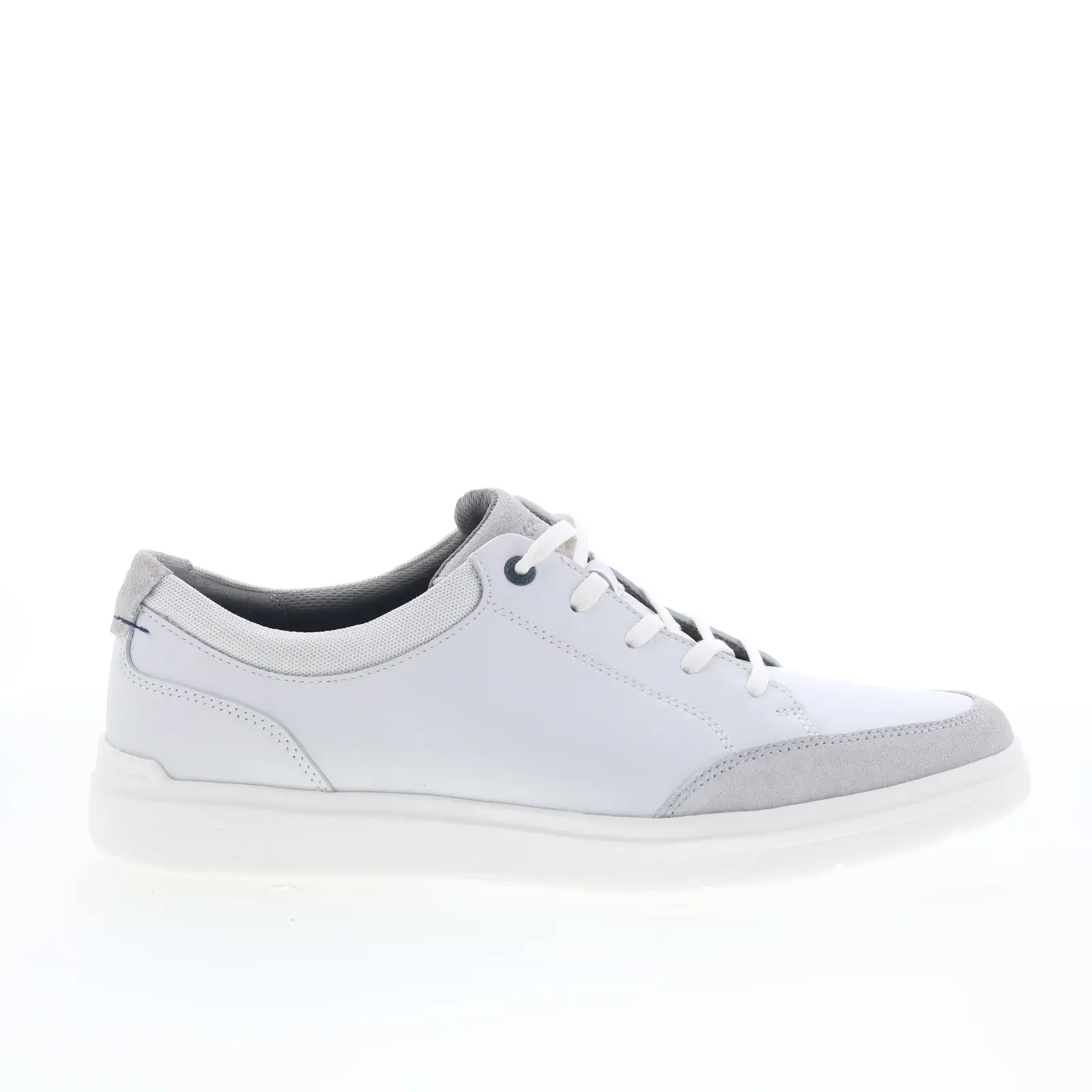 Rockport Total Motion Court Blucher Mens White Wide Lifestyle Sneakers Shoes