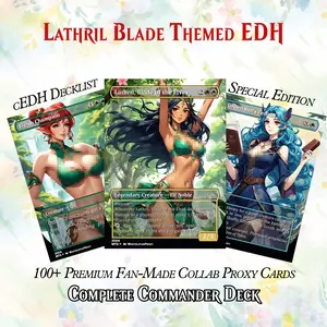 Lathril Elf Swarm Proxy Commander Deck - 106 Cards Anime EDH Set