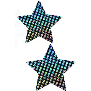 Holographic Dots Star Pasties