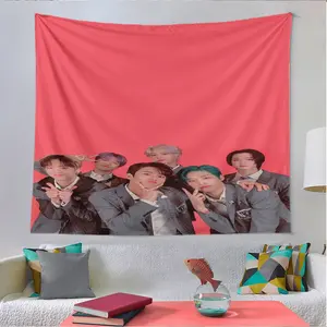 P1Harmony Artistic Inspiration Digital Print Fashion Tapestry Suitable for Bedrooms, Living Rooms, Dorms, Party Backgrounds - No Electricity Needed, Bathroom Decor, Bedroom Decor, High-Quality Printing, College Students, Tapestry