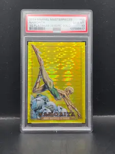 #56 Namorita 2024 Upper Deck Marvel Masterpieces 92 Platinum Seismic Gold PSA 10