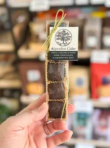 Elevated 5 Piece Apple Caramels Covered in Dark Chocolate