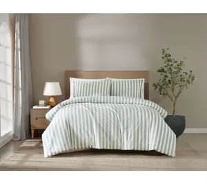 Brooklyn Loom Levi Stripe Full/Queen Duvet Cover Set Brooklyn Loom Levi Stripe Full/Queen Duvet Cover Set
