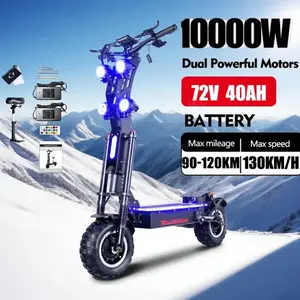 Upgraded X14 Aluminum-Alloy NFC Electric Kick Scooter, Smart Control, 72V 40A 10000W Motor, 14-Inch Off-Road Tyre, 120KM/H Max Speed, Sports & Outdoor Scooter Equipment