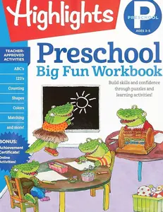 Preschool Big Fun Workbook: 256-Page Preschool Learning Workbook, Practice Math, Writing, Shapes and More with Puzzles and Activities for Preschoolers Paperback – April 4, 2017