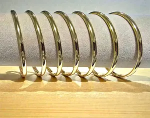 Set de bangle semanario laminado 14k