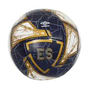 El Salvador Soccer Ball Black - Umbro Design with "ES" Lettering, Ideal for Team Play