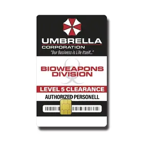 Umbrella Credit Debit Sticker, Umbrella Parody Bank Card Sticker, Credit Debit Sticker, Bank Card Cover small chip