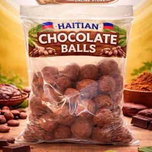 Haitian Chocolate Balls 60 Pack - Rich and Smooth Haitian Flavored Confections