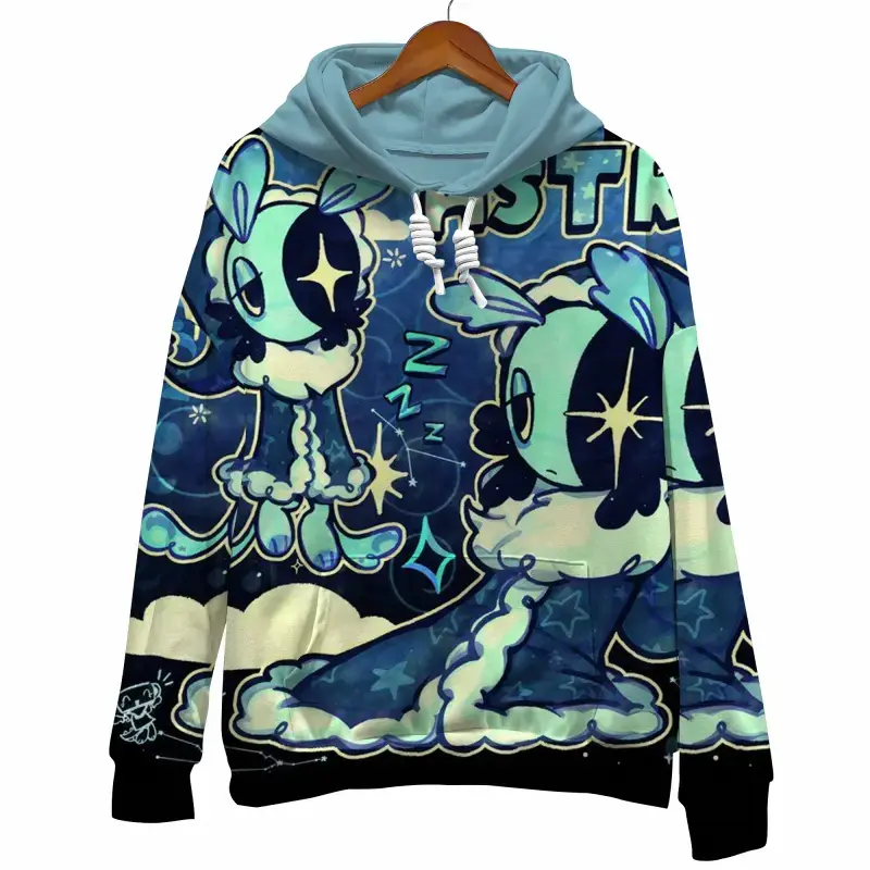 Astro Dandy’s World Hoodie, AstroDandysWorld Graphic Hoodie, Cute Cartoon Pullover, Unisex Oversized Streetwear Sweatshirt, Fan Gift