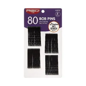 RED by KISS Bob Pins 2" (80pcs)