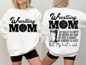 Wrestling Mom My Wallet is Empty Shirt, Wrestling mom Shirt, Wrestling life Shirt, Wrestling design Shirt, Wrestler Shirt