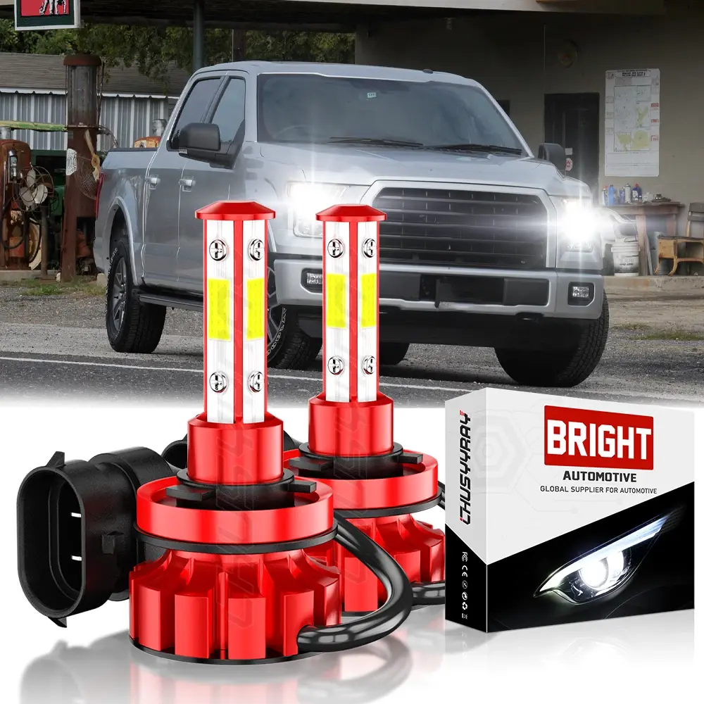 For Ford F150 2015 2016 2017 2018 2019 H11 LED Headlight Kit Low Beam Bulb 6000K Truck Easy Installation Headlamp