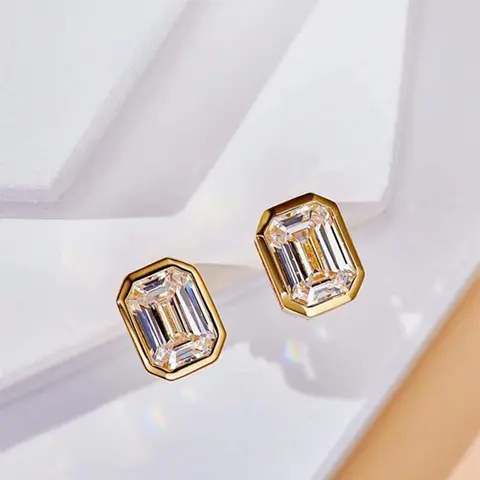 1 Pair Pretty Cubic Zirconia Stud Earrings For Women For Wedding Engagement Anniversary Party Jewelry Valentine's Day Gift Studs Earrings Valentines Day Jewelry