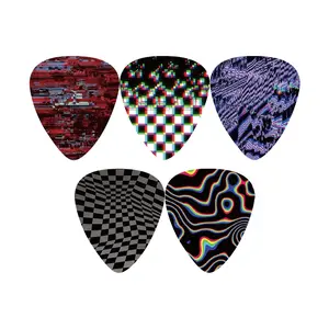 Cheerhas Guitar Picks Set of 5, Heavy Rock Music Picks, Non-Slip Handle Grip, Thickness 71mm, Compatible with Electric Acoustic Ukulele