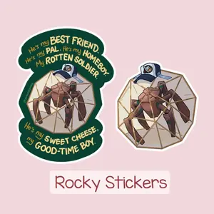 Project Hail Mary Rocky Stickers