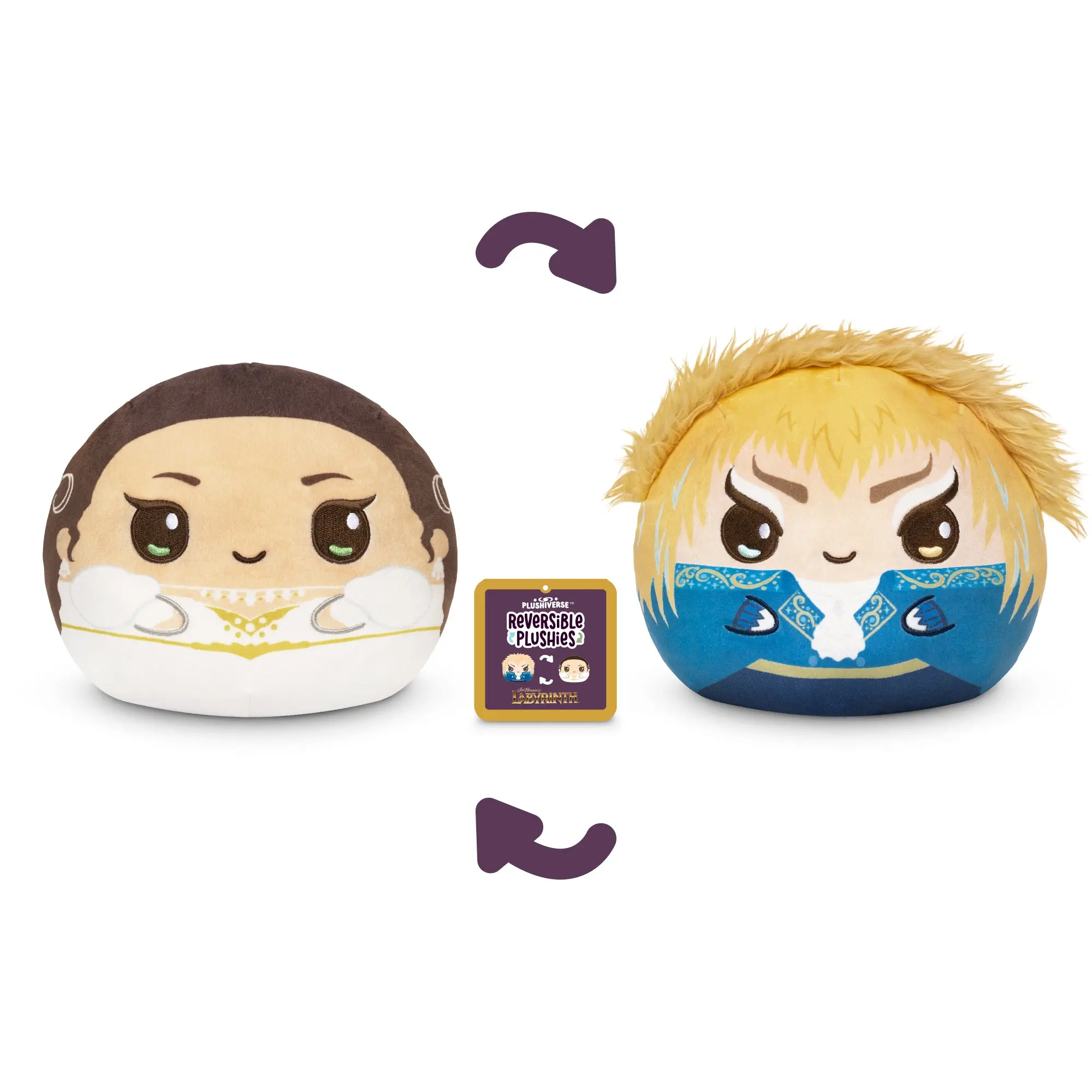 Jareth and Sarah 6" Reversible Plushie Jareth and Sarah 6" Reversible Plushie