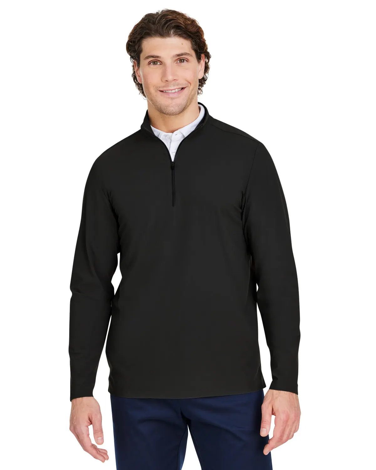 Devon & Jones Crownlux Performance® Men's Windsor Welded Quarter-Zip